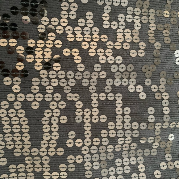 Worn once Apostrophe Woman Black Sequin ribbed Tank Top Size 22-24 - Picture 5 of 8